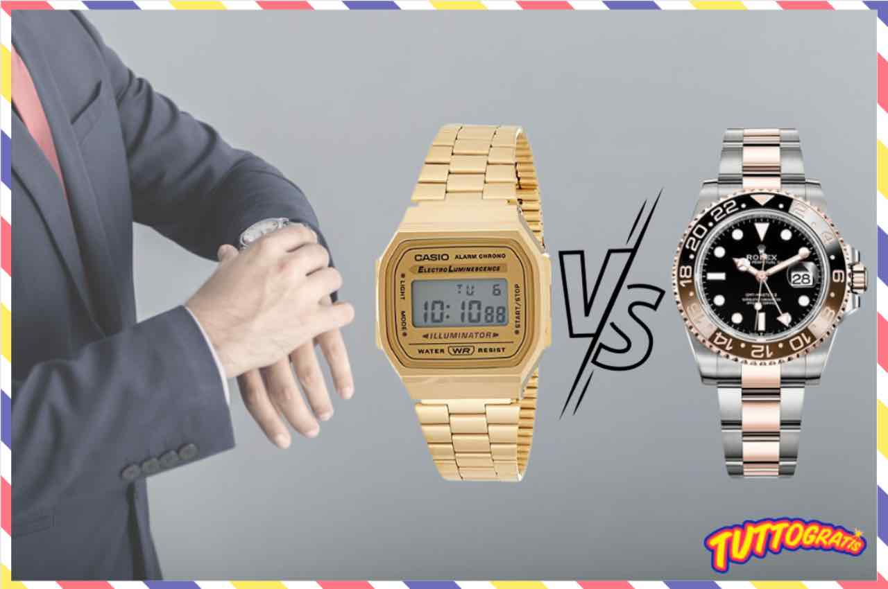 rolex vs casio