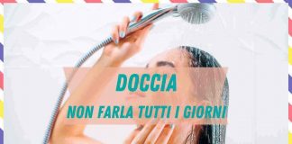 Donna in doccia