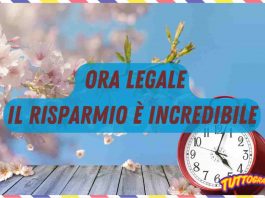 Ora legale, risparmio