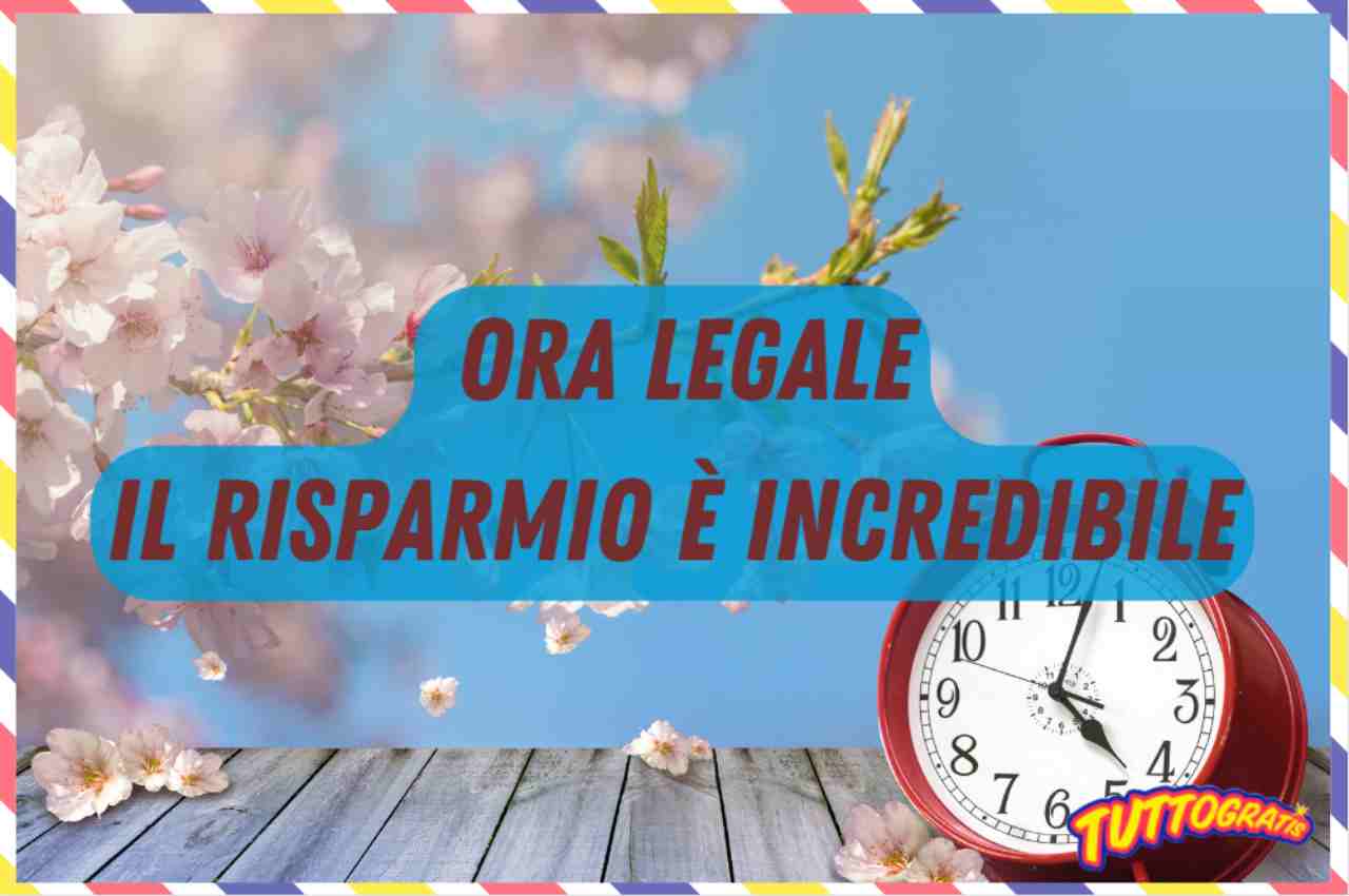 Ora legale, risparmio