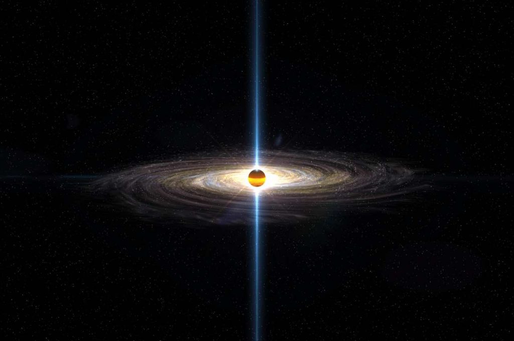 Immagine di un buco nero