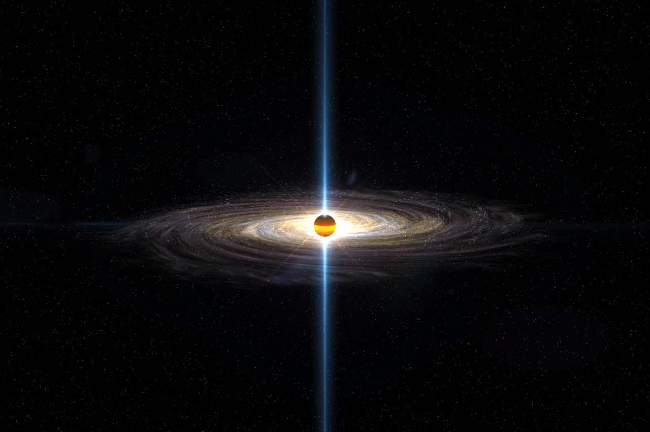 Immagine di un buco nero