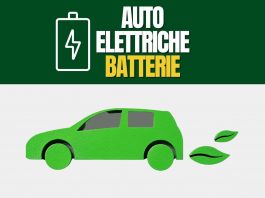 Auto elettrica e illustrazione batteria