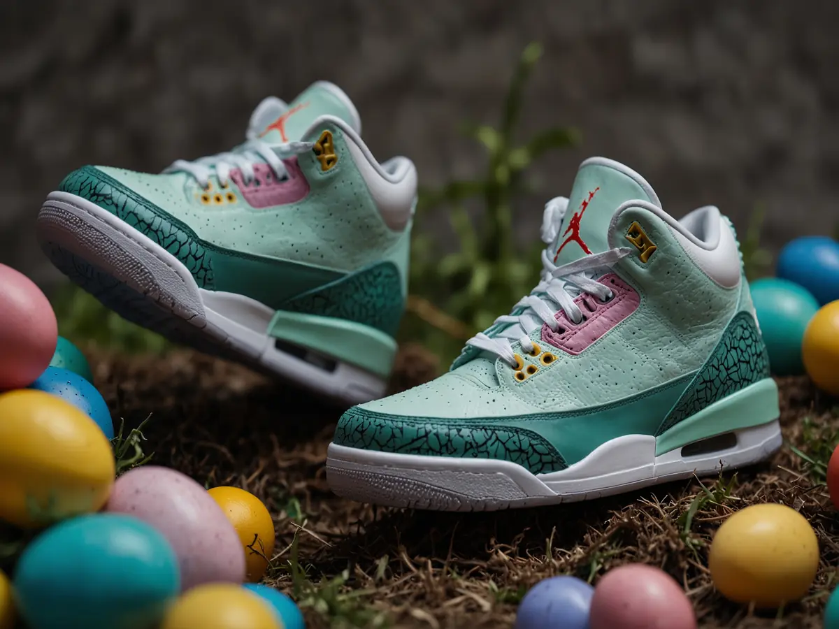 Air Jordan 3 'Easter': Sneaker Colorate e Golose Come un Uovo di Pasqua, da Gustare Tutto l'Anno